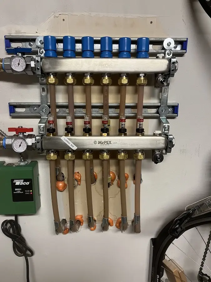 Plumber performing Leak Detection at a residential property in South Middleton